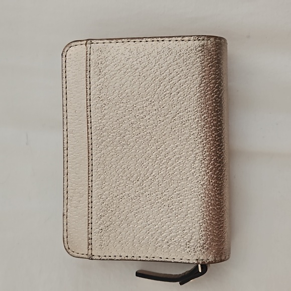 Kate Spade New York Champagne Metallic Small Wallet - Picture 2 of 5